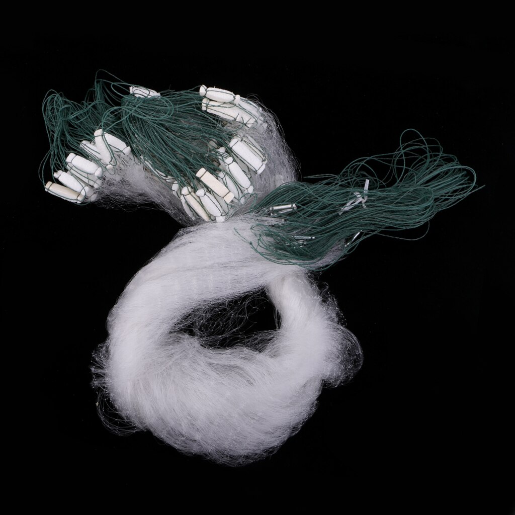 25 Meters Fishing Gill Net 1 Layer Monofilament Fishing with Mesh Trap Float Efficient Fishing Tackle Fishing Net Equipment