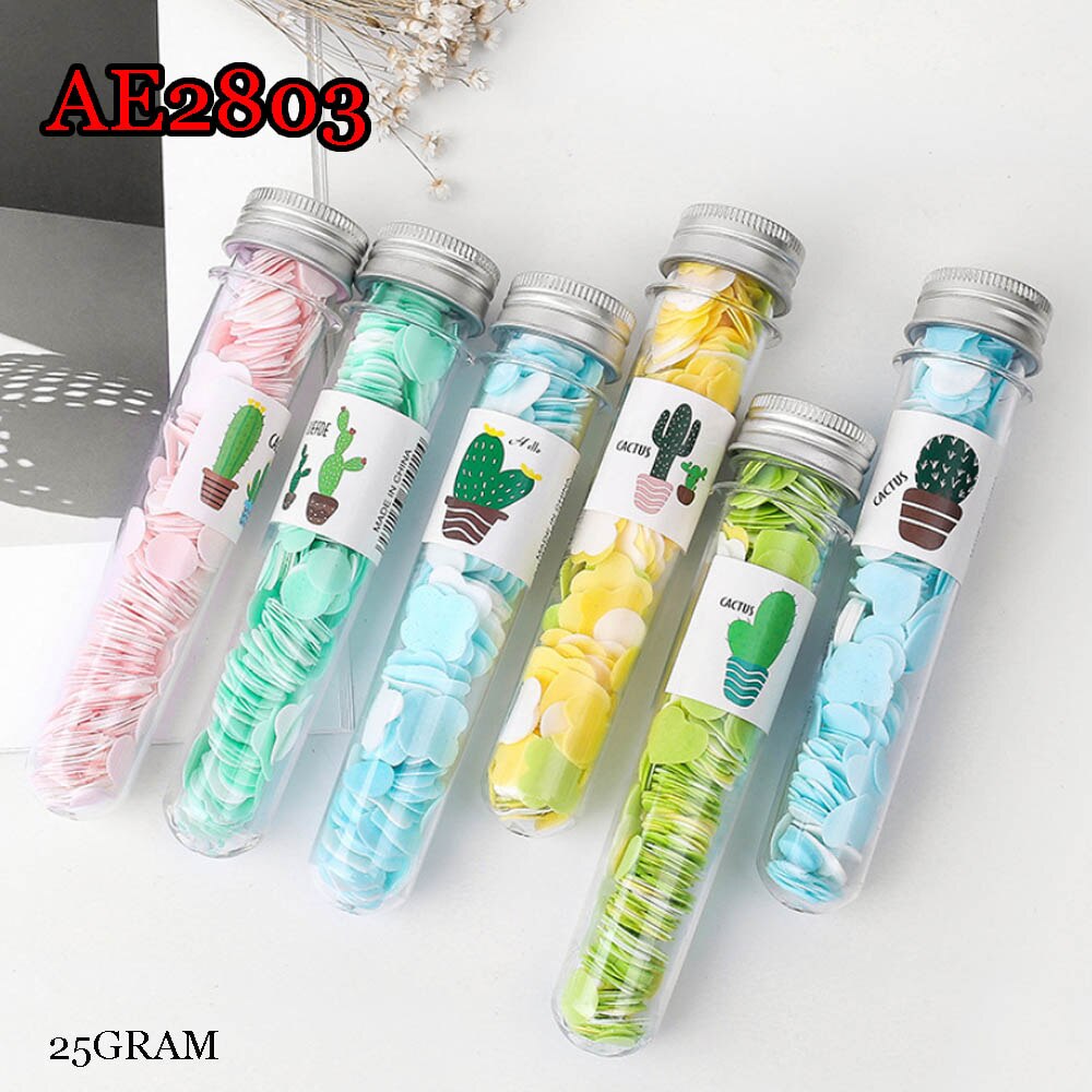 Mini caja de jabón desechable de papel para lavar las manos, papel de baño con láminas aromáticas, espuma, 1 y 2 uds, AE2803