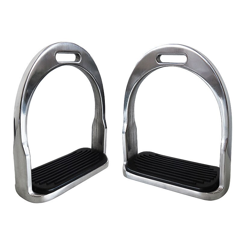 Estribos para caballos, estribo de acero inoxidable, Flexible, para adultos y niños