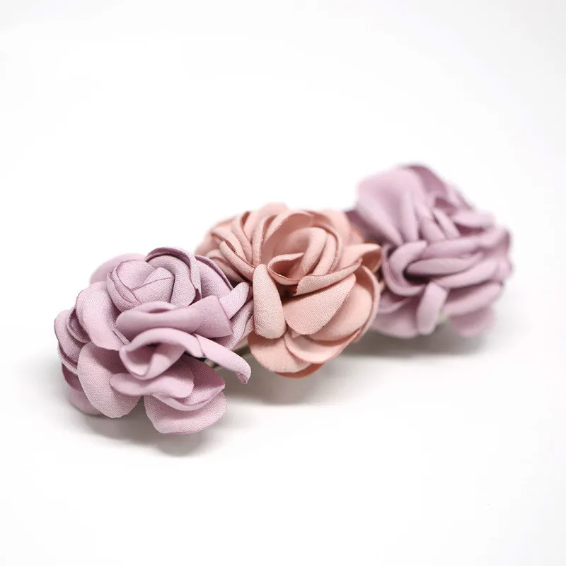 Haar Zubehör Korean Tiara Damen Es Blume Haarspangen Top Frühling Kreuz Clip Kopf Schmuck Frauen Braut Hochzeit Kopfschmuck: 1