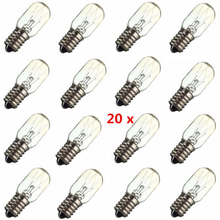 20Pcs E14 15W Lamp Globe Light Koelkast Lamp Vervanging AC220V-240V Retro Ampul Vintage Gloeilamp