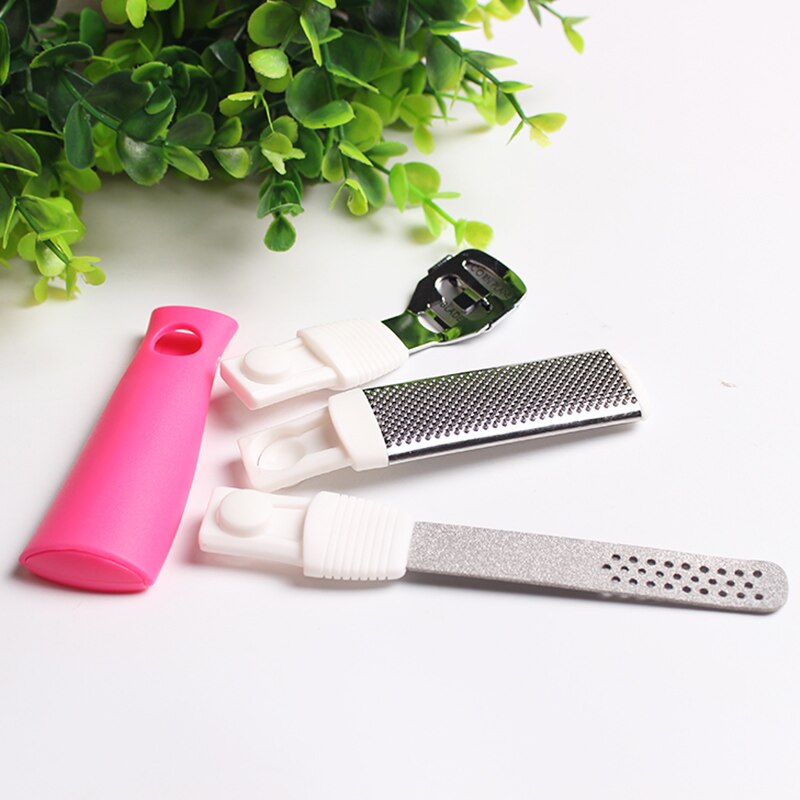 Sostituibile Pedicure Del Piede Raspe Callo Rasoio di Rimozione Piedi Rimovibili Nail File Clipper Pelle Dura Morto Trimmer Manicure Strumento Piede