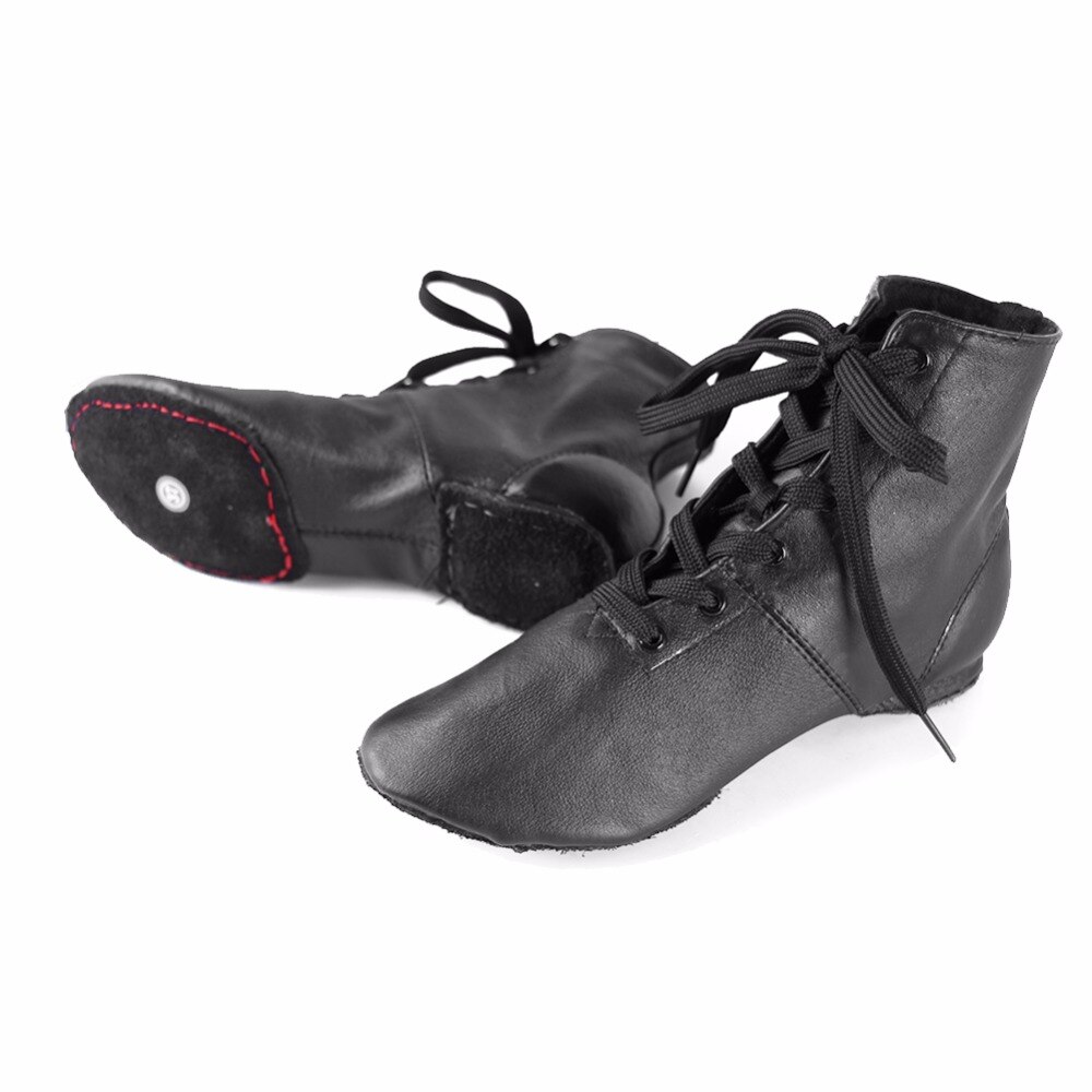 Black Good Leather Zapatos De Baile Latino Mujer Jazz Dance Shoes For Woman