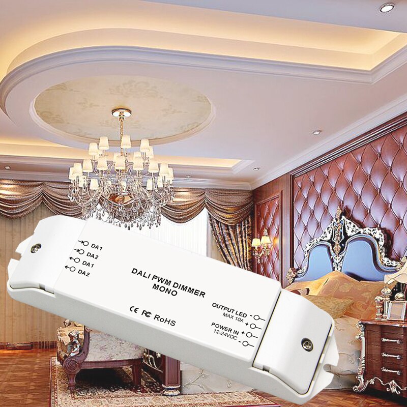 Dali Led Lamp Dimmen Driver 12V 24V Cv 1CH 3CH 4CH Rgb/Rgbw Led Strip Verlichting dimmers Controller 1/3/4 Kanalen 4096 Niveaus