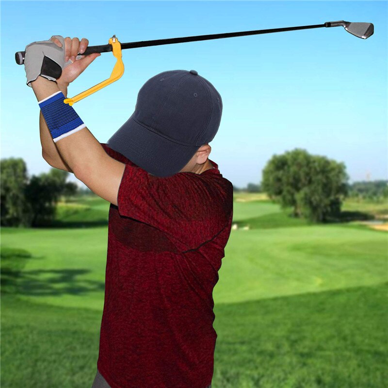 Golf Swing Training Aid Beginner Gesture Alignment Trainer Wrist Practical Correct Guide Golf Accessories