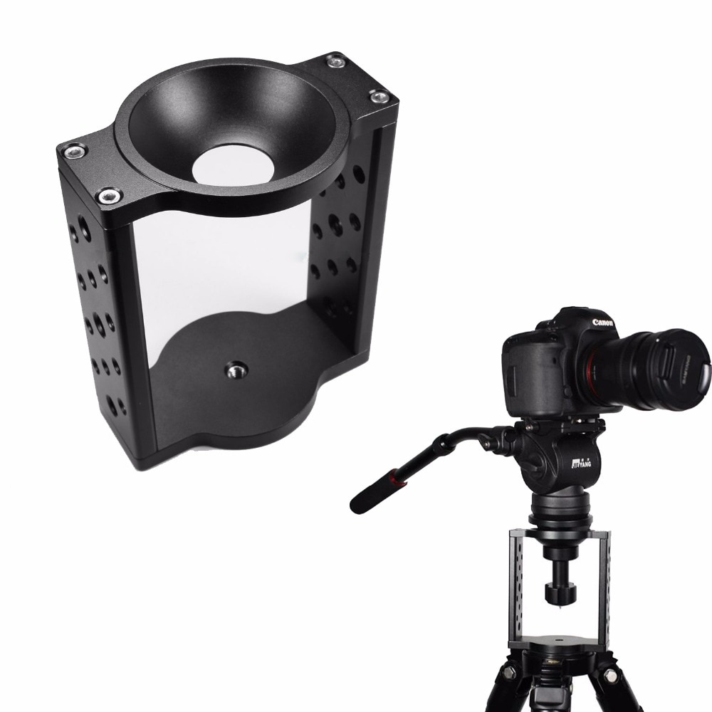 65mm/75mm/100mm Aluminium Half Ball Platte naar Kom Adapter Converter Riser voor Manfrotto Video statief Fluid Head DSLR Rail Slider