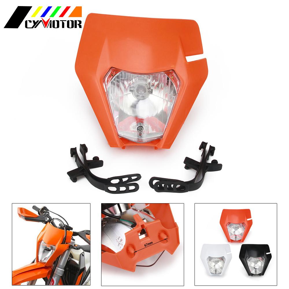 Faros delanteros para motocicleta, lámpara para KTM EXC SX SXS EXCF XCW 65 125 150 200 250 300 350 450 500 525