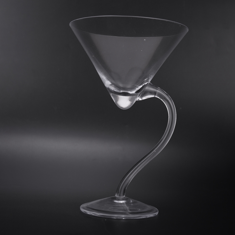 Curved Cocktail Glass Personality Glass Couple Cup Set Champagne Glass Wine Glass