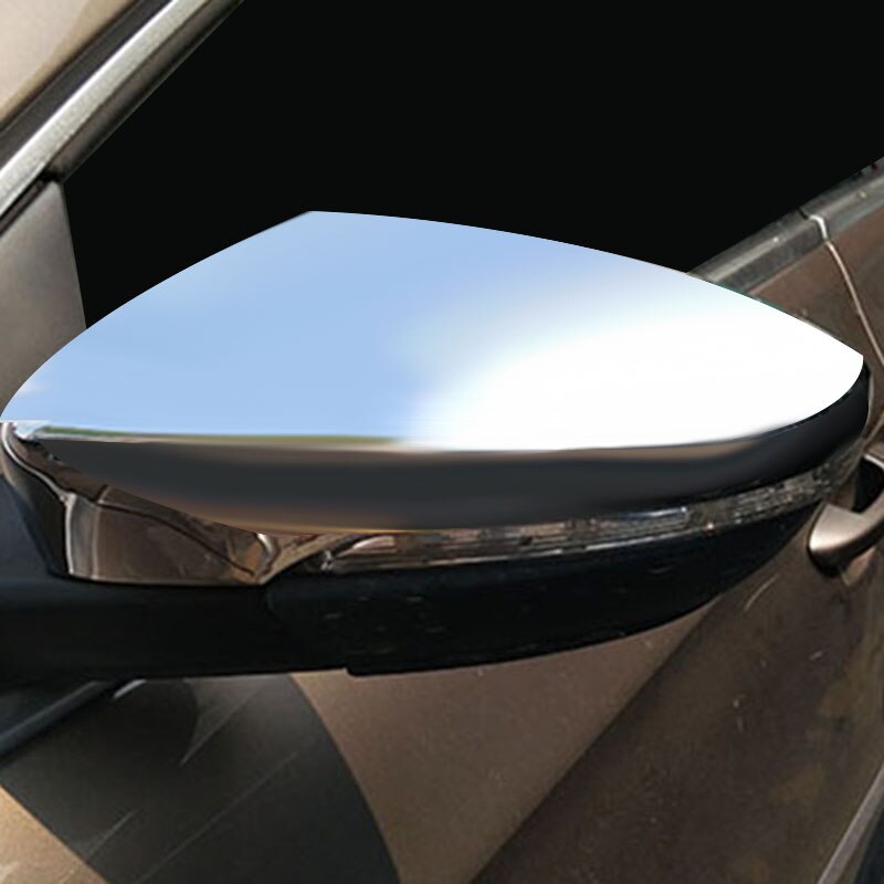 2 Stuks Chrome Auto Achteruitkijkspiegel Trim Cover Zijdeur Achteruitkijkspiegel Cover Voor Vw Passat B7 Cc Eos Scirocco MK3 Je