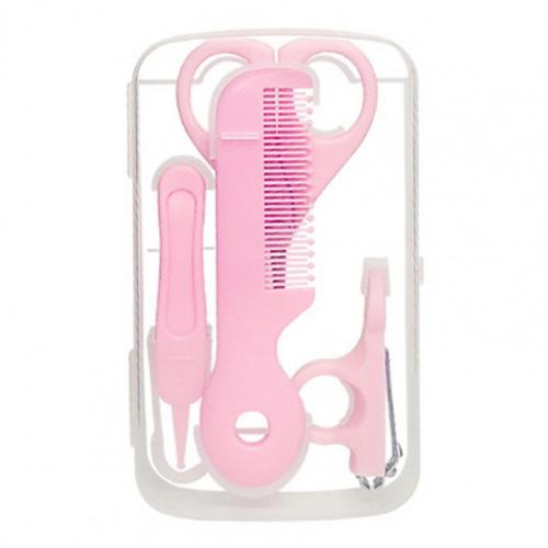 1 Set Nail Trimmer Gladde Rand Pp Ergonomie Handvat Kinderen Nagelknipper Set Manicure Set Voor Reizen: Roze