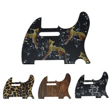 Battipenna per chitarra a 8 fori piastra in plastica TL stampata in 3D con viti per chitarre elettriche Tele sostituzione parti di chitarra