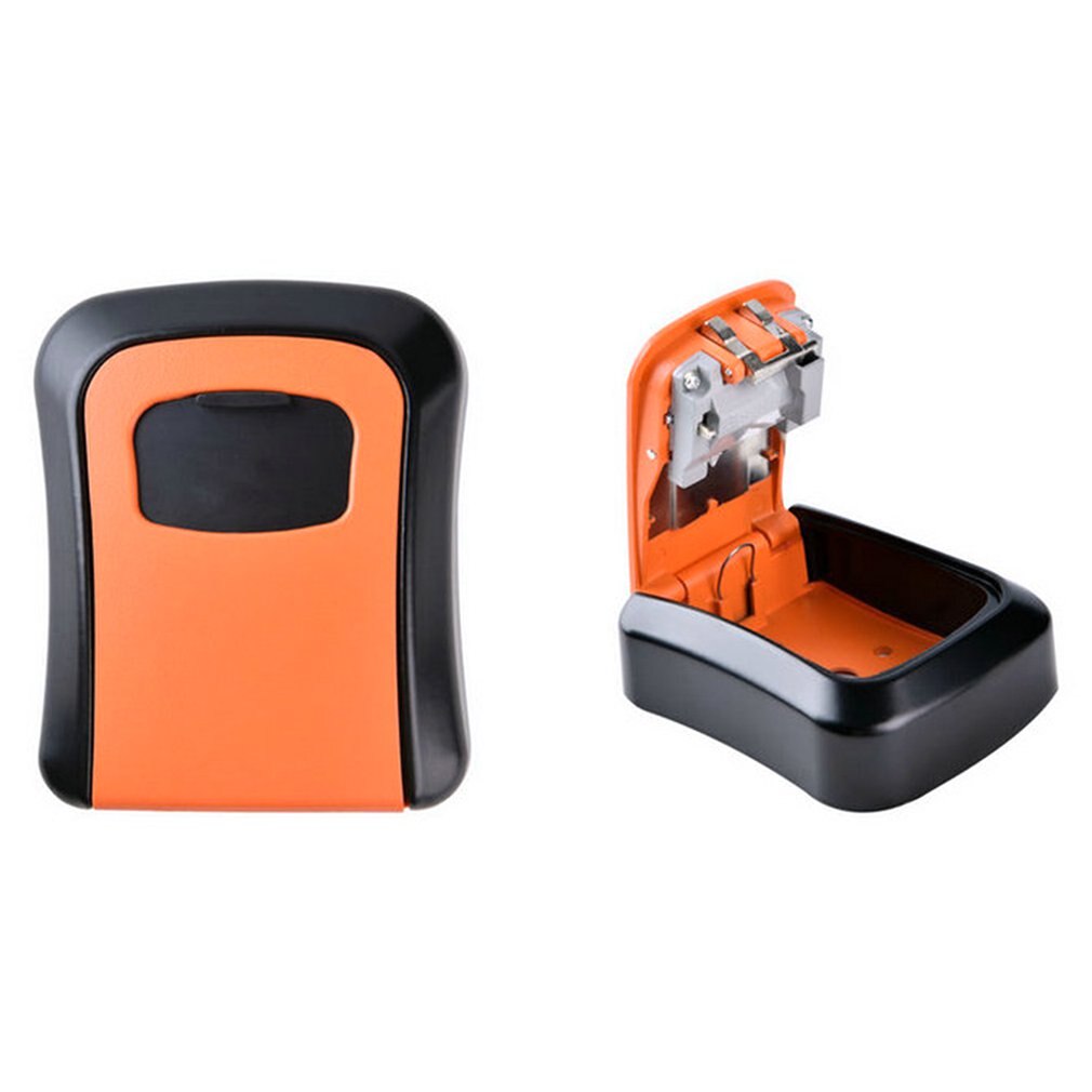 OS5402 Model Zinc Alloy Material Combination Lock Key Box Decoration Site Wall-mounted Password Key Box: Orange