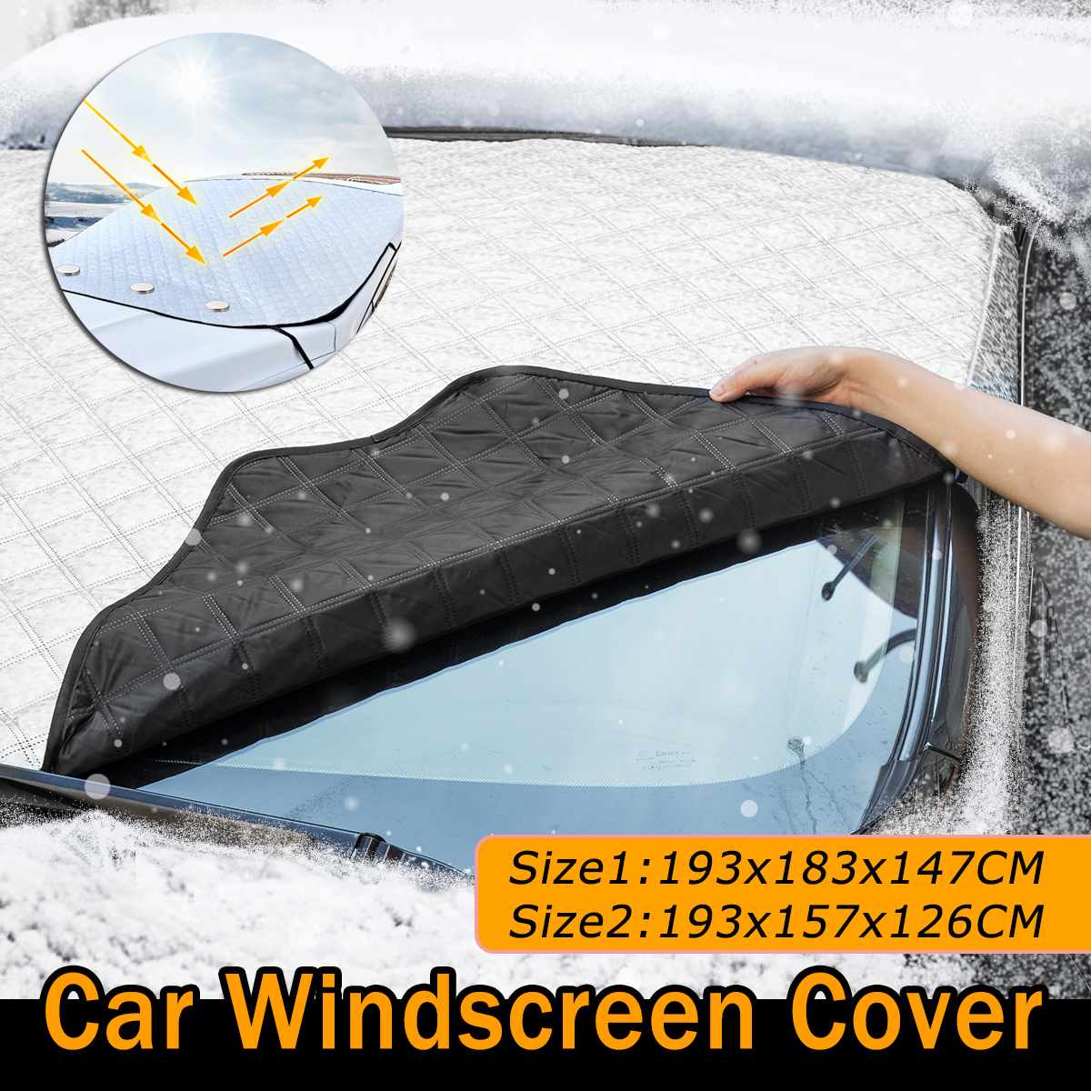 Car Side window sunshade Prevent Snow Ice Sunshade Cover Car Windshield Protector Car Front Window Windscreen Covers