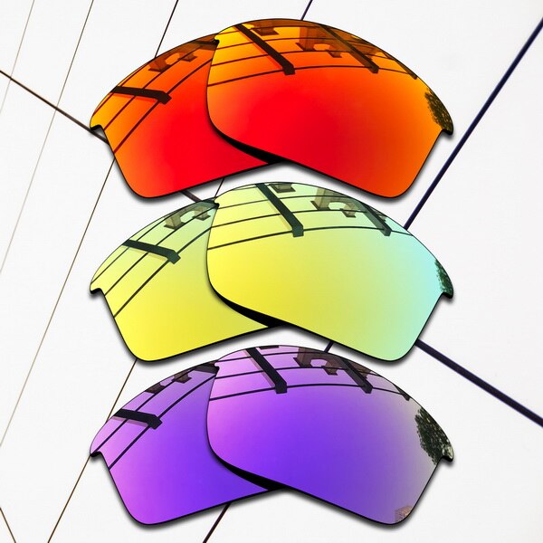 E.O.S Polarized Replacement Lenses for Oakley Bottle Rocket Sunglasses - Varieties Colors