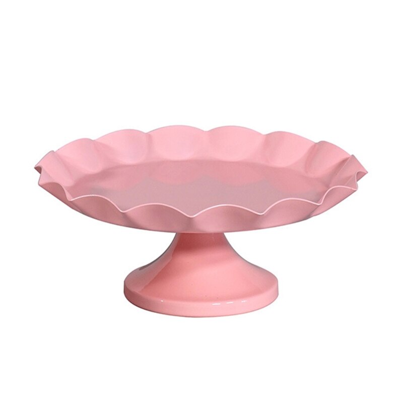 1 PC Round Cake Stand Metal Material Cakes Display Stand Dessert Cupcake Display