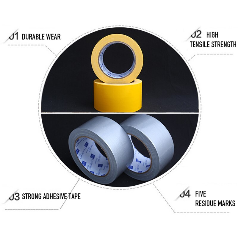 10M Self Adhesive Cloth Tape Repairs Spinnakers Tents Resistant Tarpaulin Kites Repair Patch Stickers Camping Seal Accessories