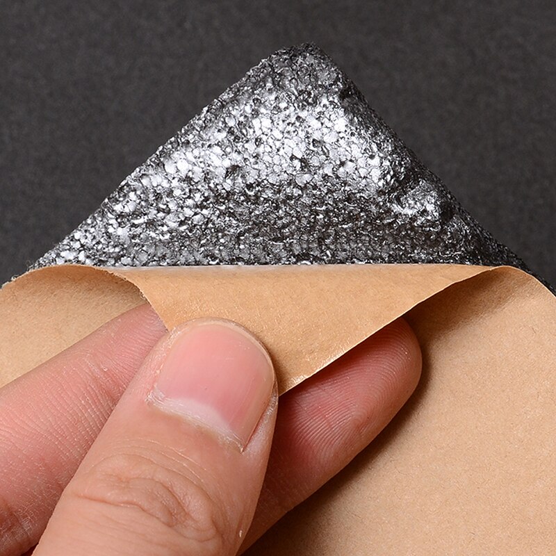 200*50cm Sound Proofing Deadener Sheet Mat Fire Wall Acoustic Dampening 5mm Foam Sound Heat Insulation Cotton