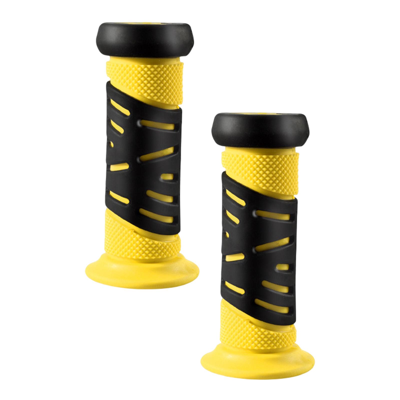 Fahrrad griff griffe langlebige Anti-Rutsch-Griffe Lenker griff für Kinder Jungen und Mädchen Kinder fahrräder Fahrrad Skateboard Roller: YELLOW