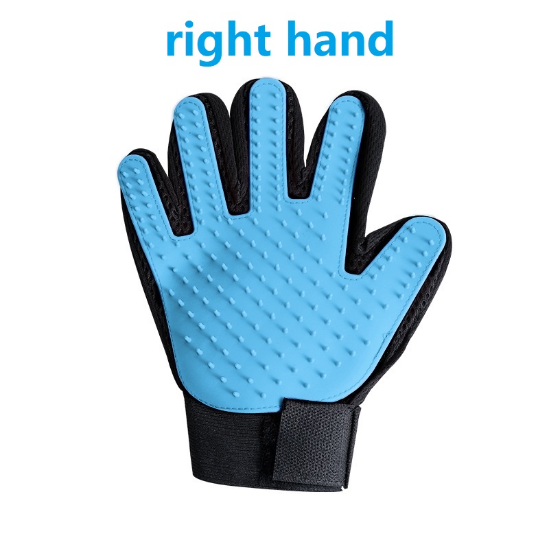 Guante de goma para mascotas, guante de aseo para gatos, peines para el pelo para perros y gatos, herramientas de baño para mascotas, guante de masaje, cuidado, suministros para perros y gatos limpios