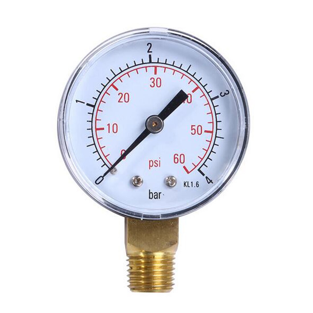 Utility Manometer 60PSI Side Mount 1/4 "Inch Pijp Draad Zwembad Spa Filter Water Lucht Olie Vacuüm Droog