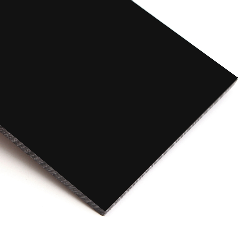 blank ren svart plexiglass plastark akrylbrett organisk glass polymetylmetakrylat 1mm 3mm 8mm tykkelse 200*200mm