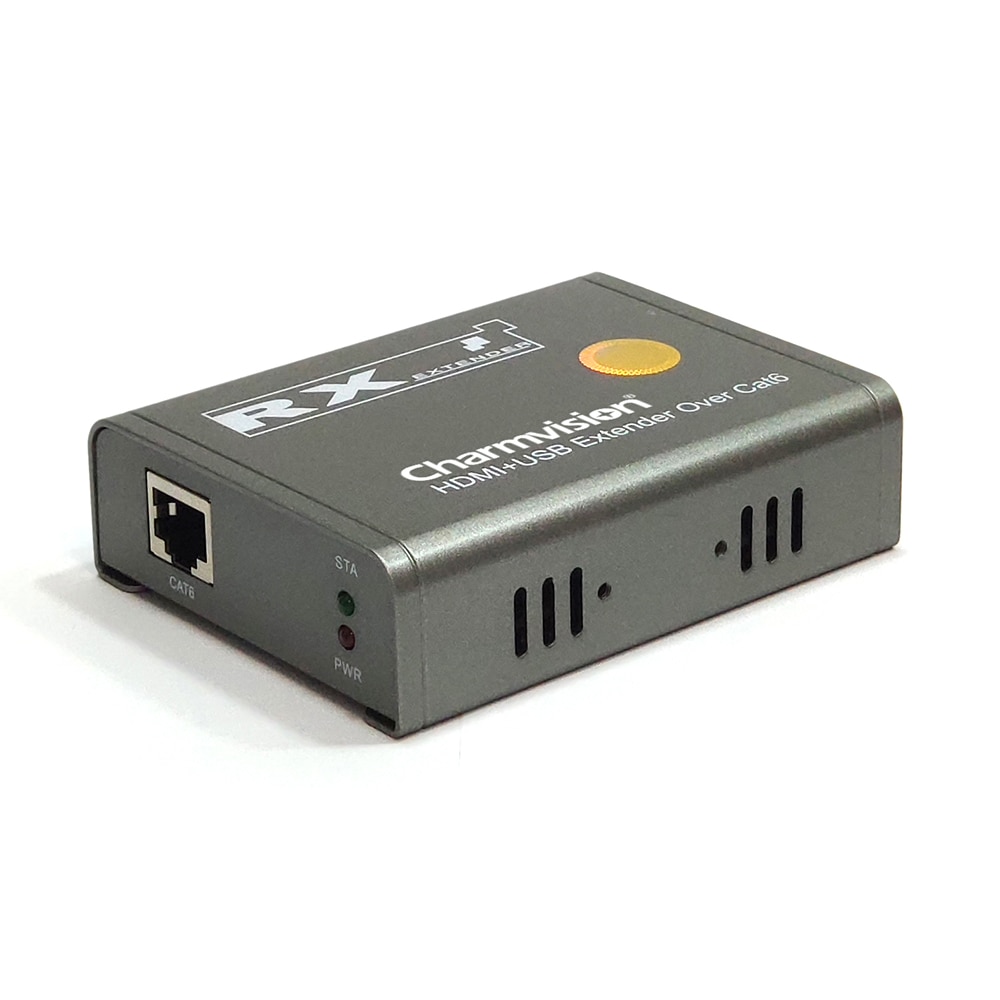 Charmvision EKU60H 60m 196ft USB K/M HDMI KVM Extender 1080P HD Audio Video Encoder Decoder over UTP STP CAT6 Cable PC DVR NVR