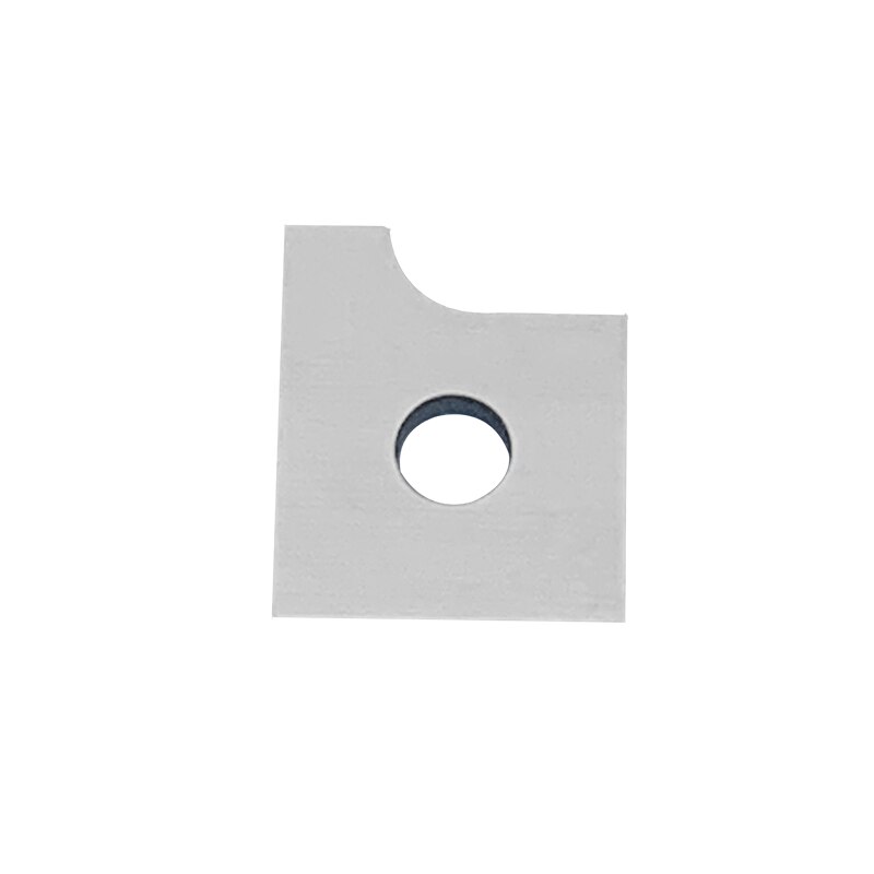 10 stücke Schaben Klinge Holzbearbeitung Werkzeuge Messer Schaber für Rand Streifenbildung Maschine 12*14.5*2mm R2