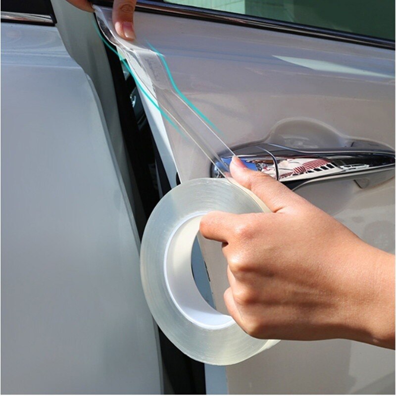 Transparant Anti Scratch Tape Auto Instaplijsten Rand Sticker Protector Auto Bumper Waterdicht Anti Collision Strip