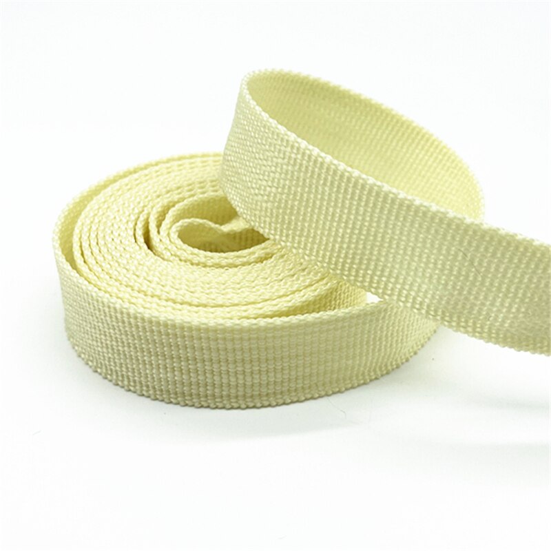 2 jardy 20mm płótno wstążka saszetka na pasek taśma nylonowa taśma zwierzę domowe taśma plecakowa taśma szyta torba akcesoria robić paska # RoLi: krem