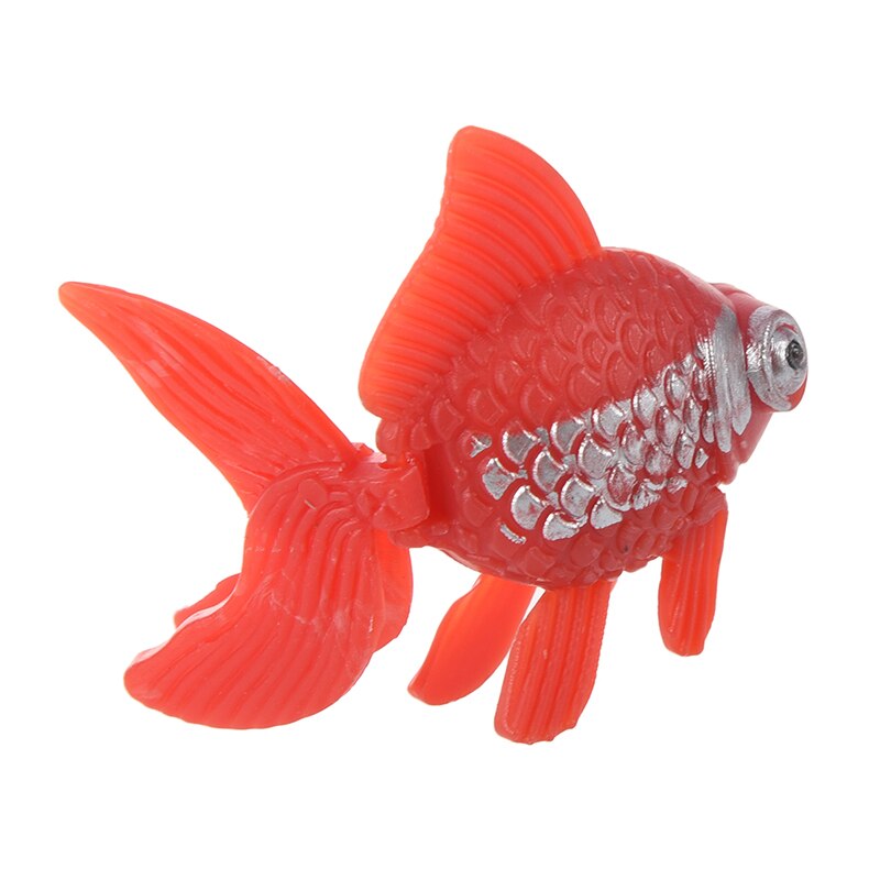 5pcs artificial plastic ornament aquarium fish - goldfish.