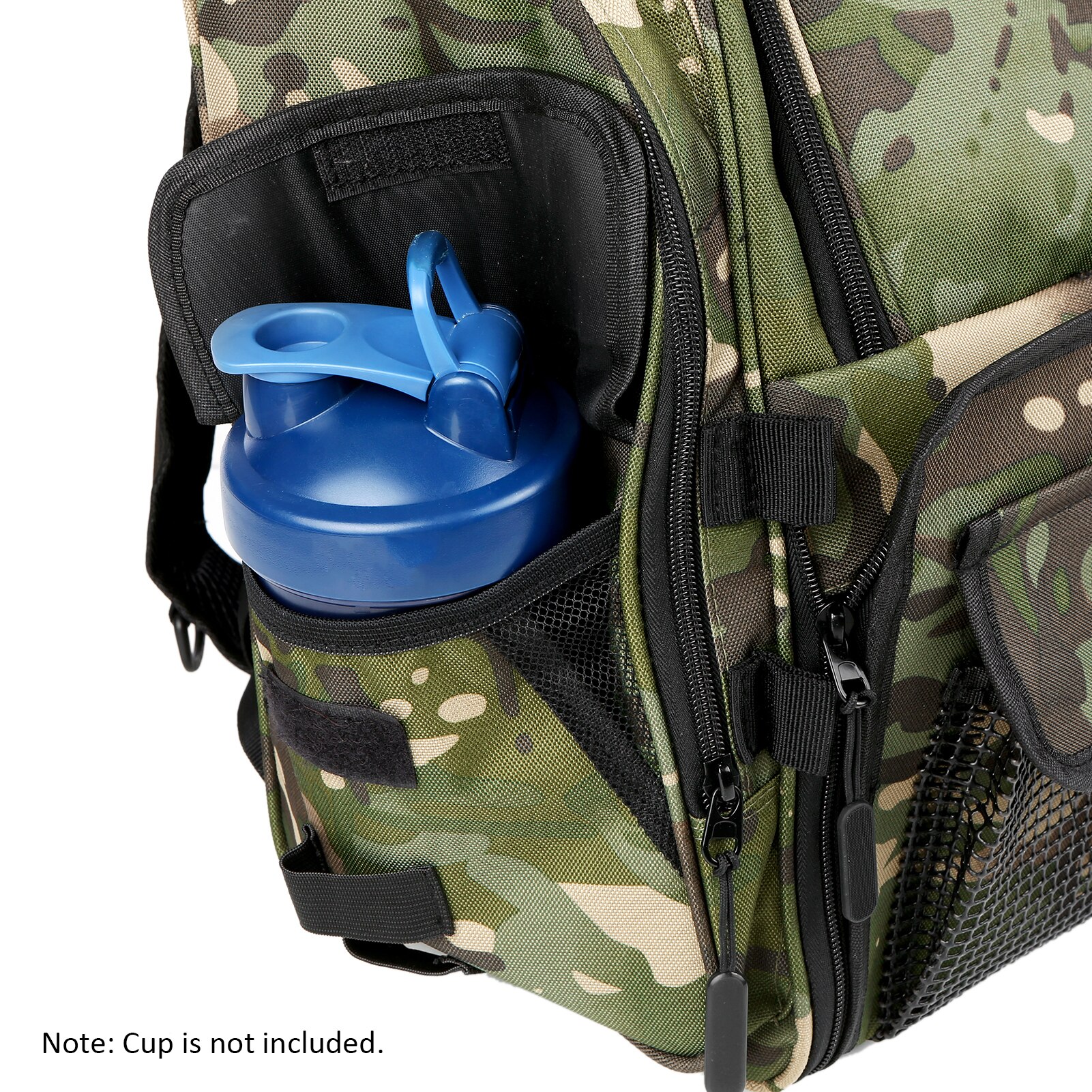 Lixada Fishing Tackle Backpack with 4 Trays Large Tackle Storage Bag with Rain Cover Outdoor Shoulder Backpack Fishing Gear Bag