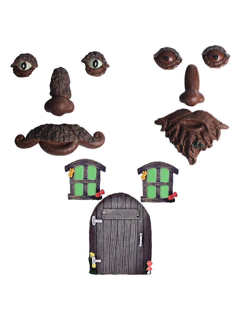 Old Man Tree Hugger Garden Peeker Yard Tree Sculpture Outdoor Art Funny Old Man Tree Face Whimsical Home Wall Decoration