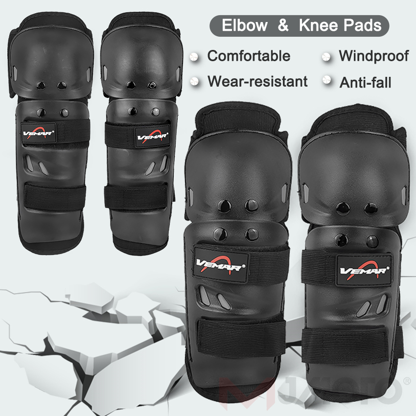 Nuove ginocchiere per ginocchia da moto gomitiere per ginocchia da Motocross traspiranti equipaggiamento protettivo per moto antivento Anti-collisione Anti-caduta