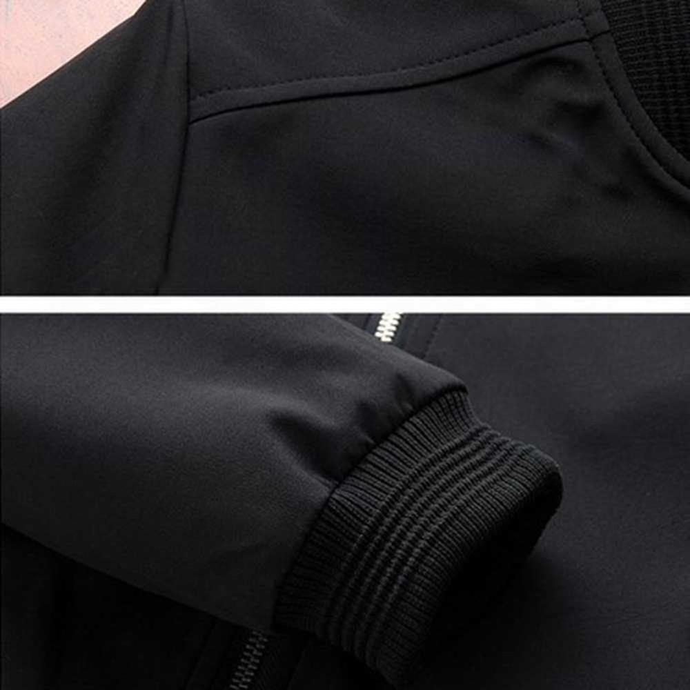 Chaqueta Bomber con cremallera para hombre, ropa de calle informal para hombre, abrigo de piloto ajustado de Hip Hop, ropa para hombre de talla grande 4XL,TA214