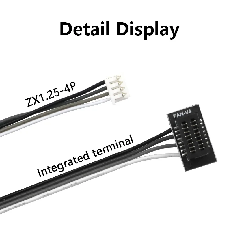 Für Bambus Labor X1/P1 2510 Lüfter Hotend Lüfter mit Kabel Schnell Lüfter für Bambus X1C P1S P1P 3D Drucker Zubehör