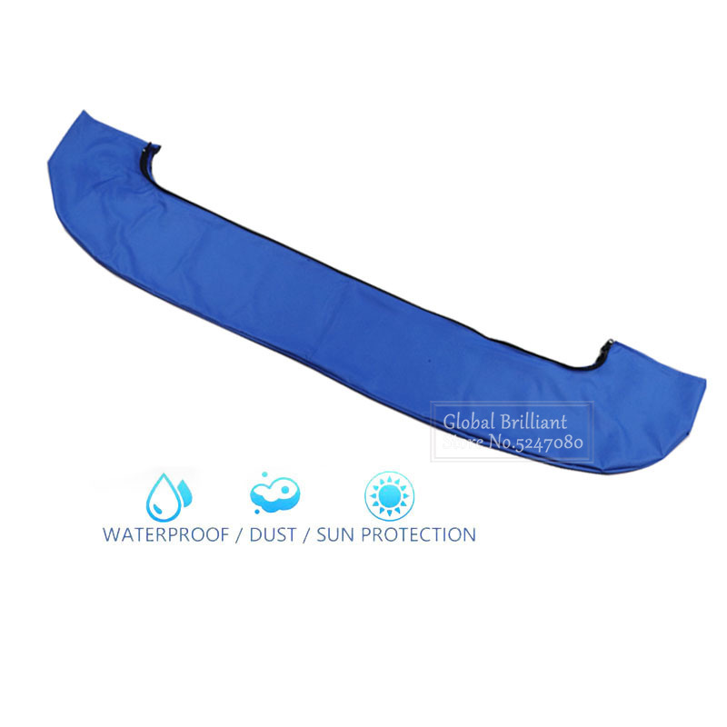 600D 3/4 BOW Bimini Top Boot Cover No Frame Yacht With Zipper Winter Snow Sunshade Dustproof Waterproof Cover Marine Accessorie