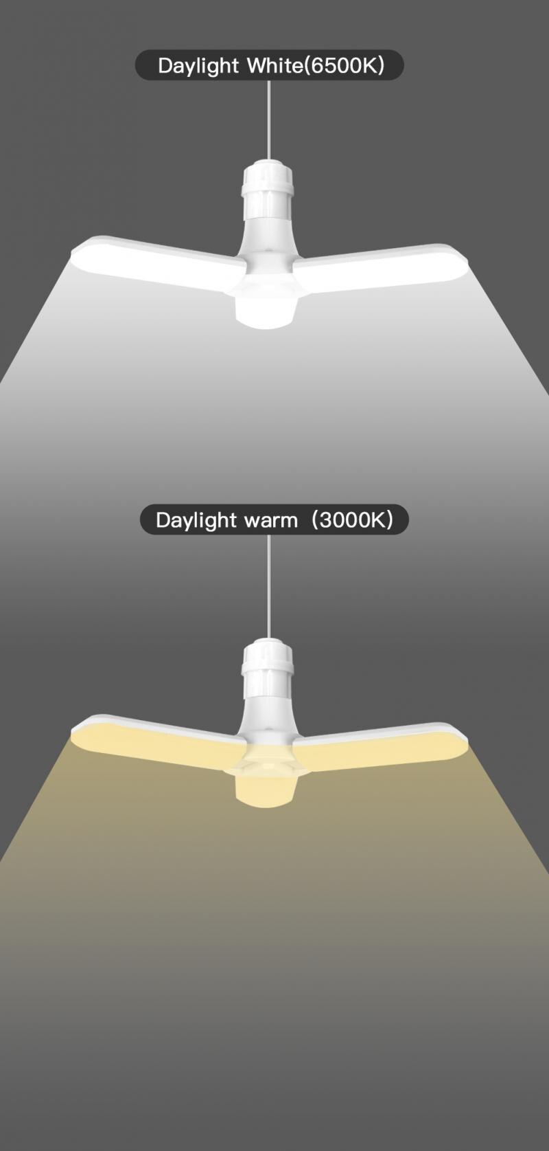 ! Garage Lights E26/E27 Deformable 3000LM 4000LM Garage Ceiling Lights LED garage light Led Work Light