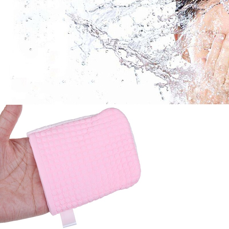 Guante de limpieza removedor de maquillaje, paño Facial reutilizable de microfibra, toalla para el cuidado de belleza Facial, toalla 8*10cm
