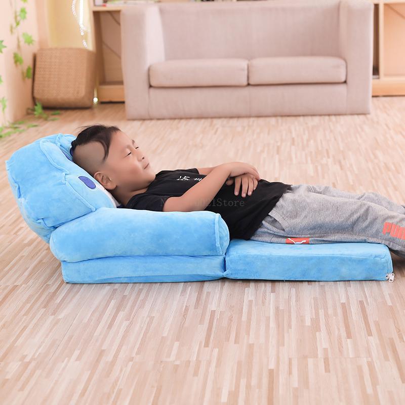 Mode Kinderen Sofa Vouwen Cartoon Leuke Lui Persoon Liggen Seat Baby Kruk Kleuterschool Kan Worden Gedemonteerd Gewassen