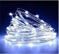 Fairy LED Light String christmas home decor Christmas ornament christmas tree decoration Waterproof christmas accessaries: white