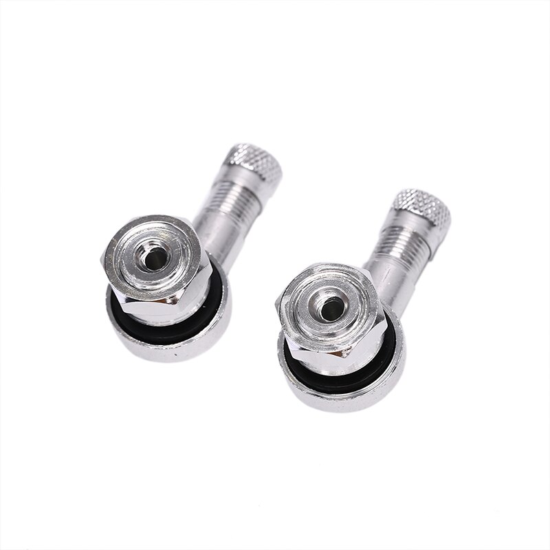 2 Stuks Wielen Banden Onderdelen 1Cm 1.13Cm Cnc Motorfiets Ventiel 90 Graden Hoek Wiel Tubeless Valve stengels Aluminium: SV