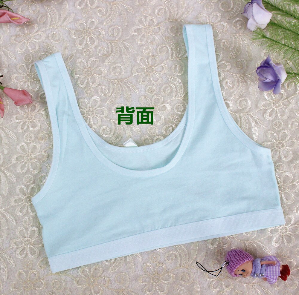 Sujetador para el cuidado del pecho para niña, ropa interior de algodón Hipster para adolescentes, chaleco de verano para niños pequeños de 8 a 16 años, 3 piezas