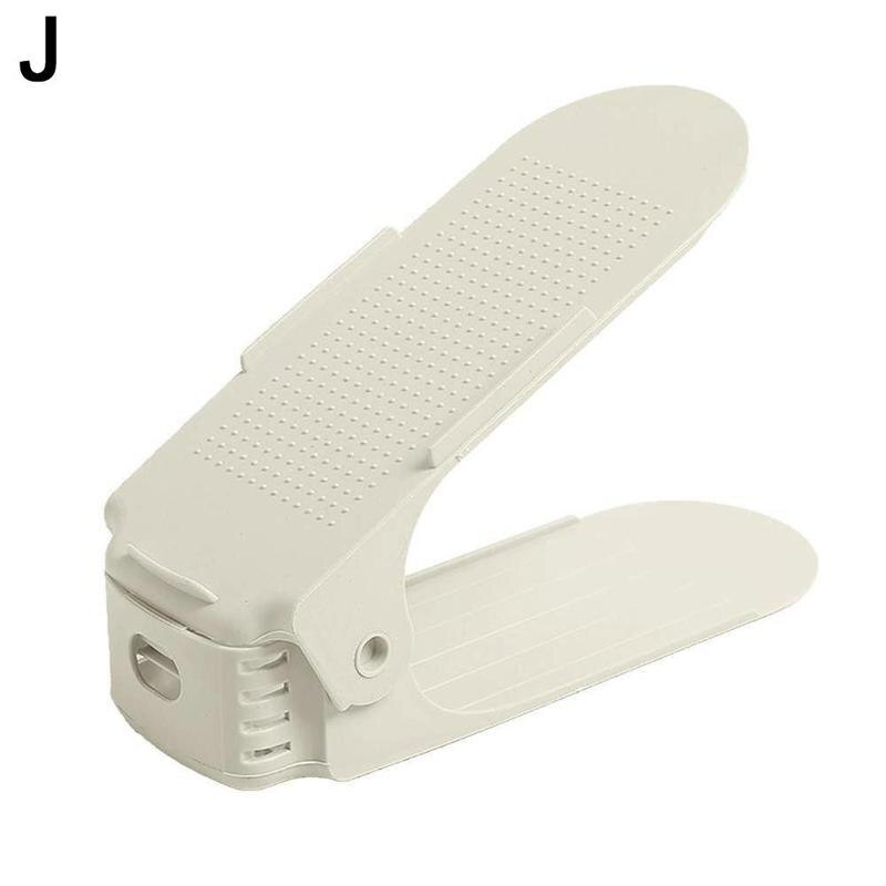 Adjustable Shoe Rack Three-speed Thickened Home Essential Removable Shoe High Storage Organization Product Rack And Qua X6g5: J