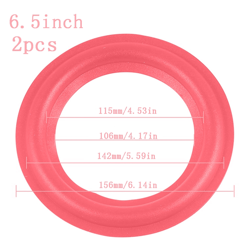1 Paar Rode Luidspreker Schuim Surround Luidspreker Schuim Surround Luidspreker Reparatiesets: green