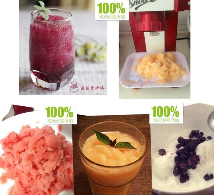 Automatisk kommerciel slushy ismaskine, isknuser, isbarbermaskine