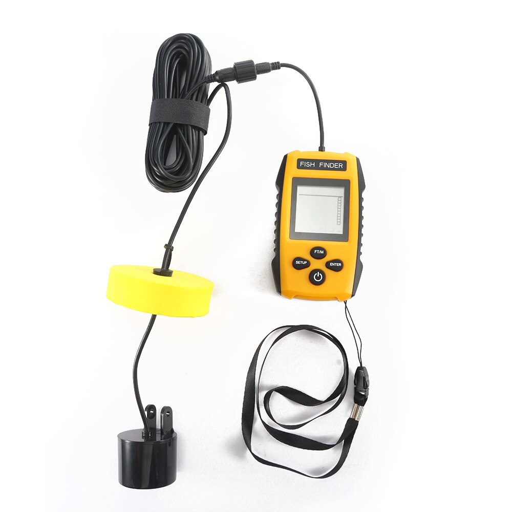 Wireless Fish Finder 0.6-100m Sonar Depth Sounder Alarm Ocean River Lake Water Depth Echo Sounder Fishing Finder Fish Finder