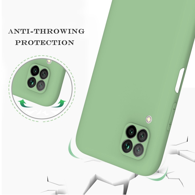 Soft Silicone Case For huawei p40 lite Case Candy Color TPU Back Cover For Hawei Coque Huawei Nova 6se Nova6 SE 5G Cover Etui