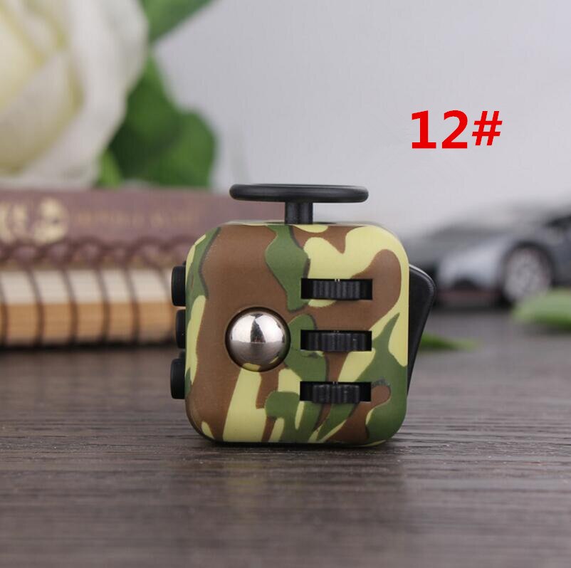 Zinc Alloy Hand Fidget Spinner Fingertip Gyro EDC Finger Spinner For Autism and ADHD Anxiety Stress Peacock Lotus Magic Eye: 3.3cm Cube NO12