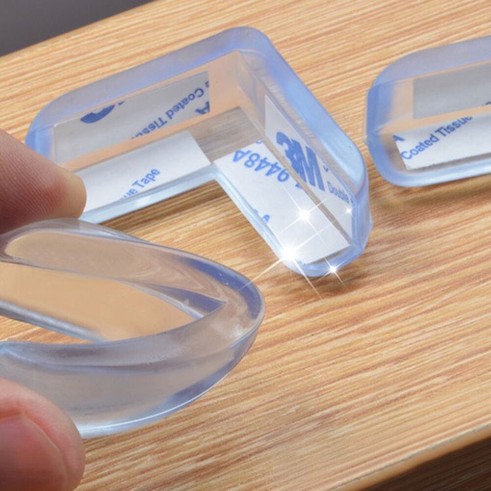 4Pcs Kinderen Veiligheid Clear Anti Collision Hoek Rand Bumpers Guards Protectors