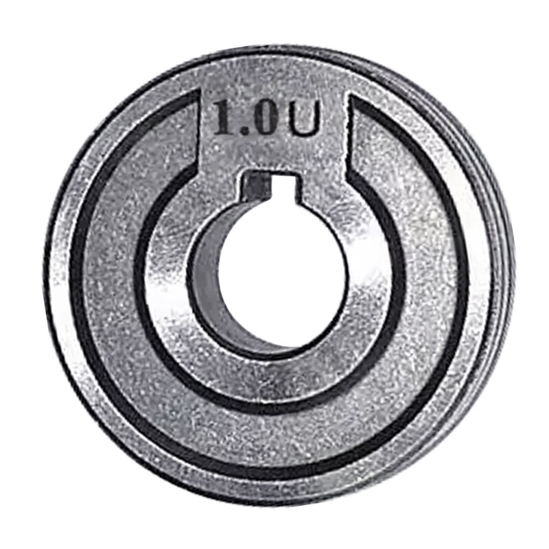Lassen Feeder Roll V U Nurl Groove 0.6Mm 0.8Mm 1.0Mm Grootte 30X10X10Mm voor Staal Aluminium Flux Koord Draad Mig Draad Feeder: 4